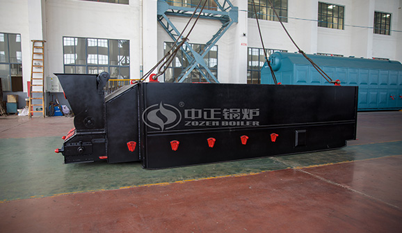 億升化工15噸WNS系列三回程燃氣蒸汽鍋爐項目