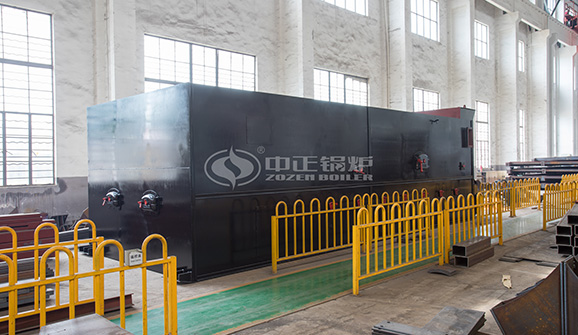 15噸DZW系列燃生物質三鍋筒蒸汽鍋爐項目